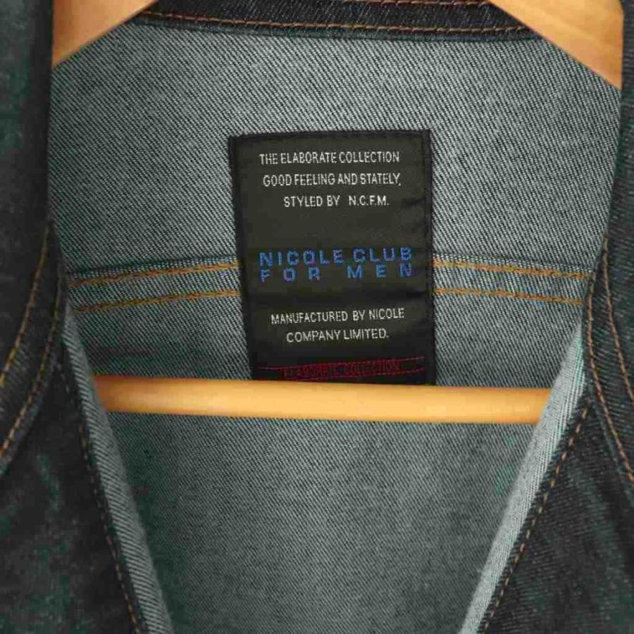 ニコルクラブフォーメン NICOLE CLUB FOR MEN デニムジャケット G