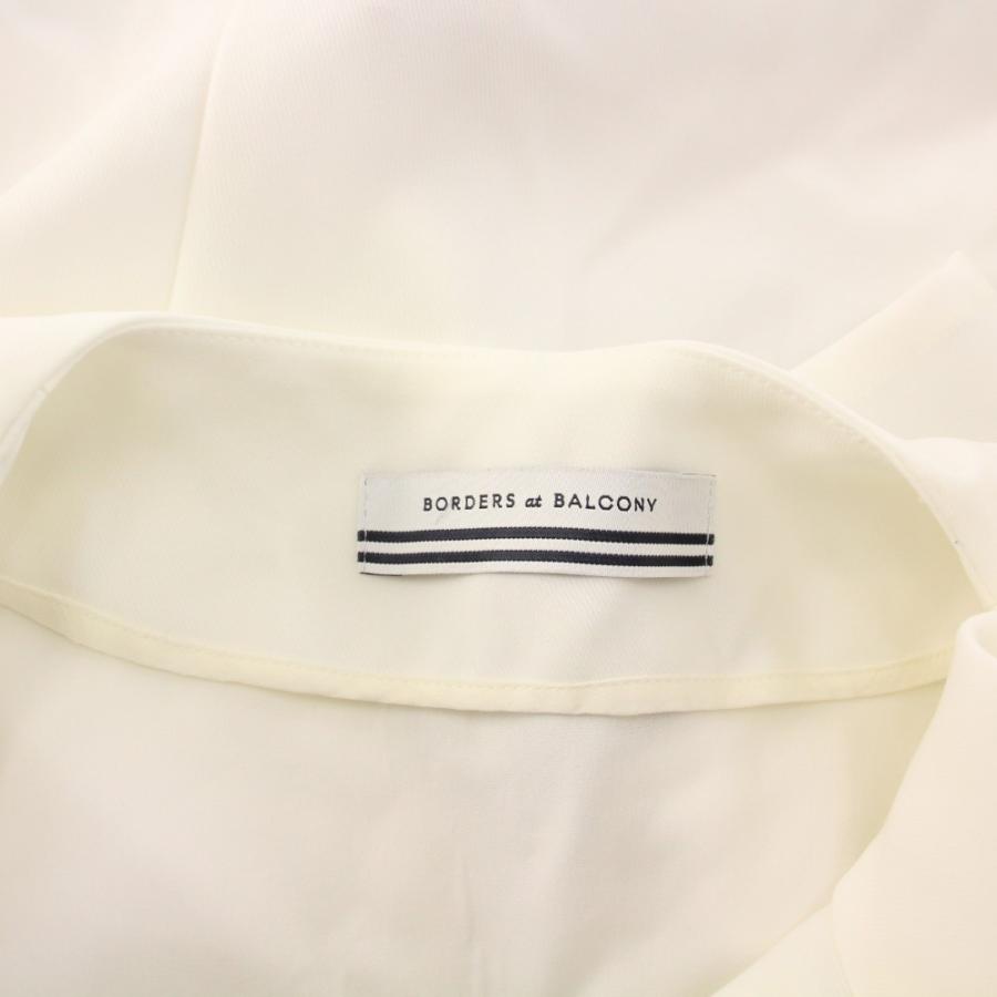 美品 BORDERS at BALCONY Vネックブラウス 38 ボーダーズアットバルコニー Vネックブラウス38 【公式通販】