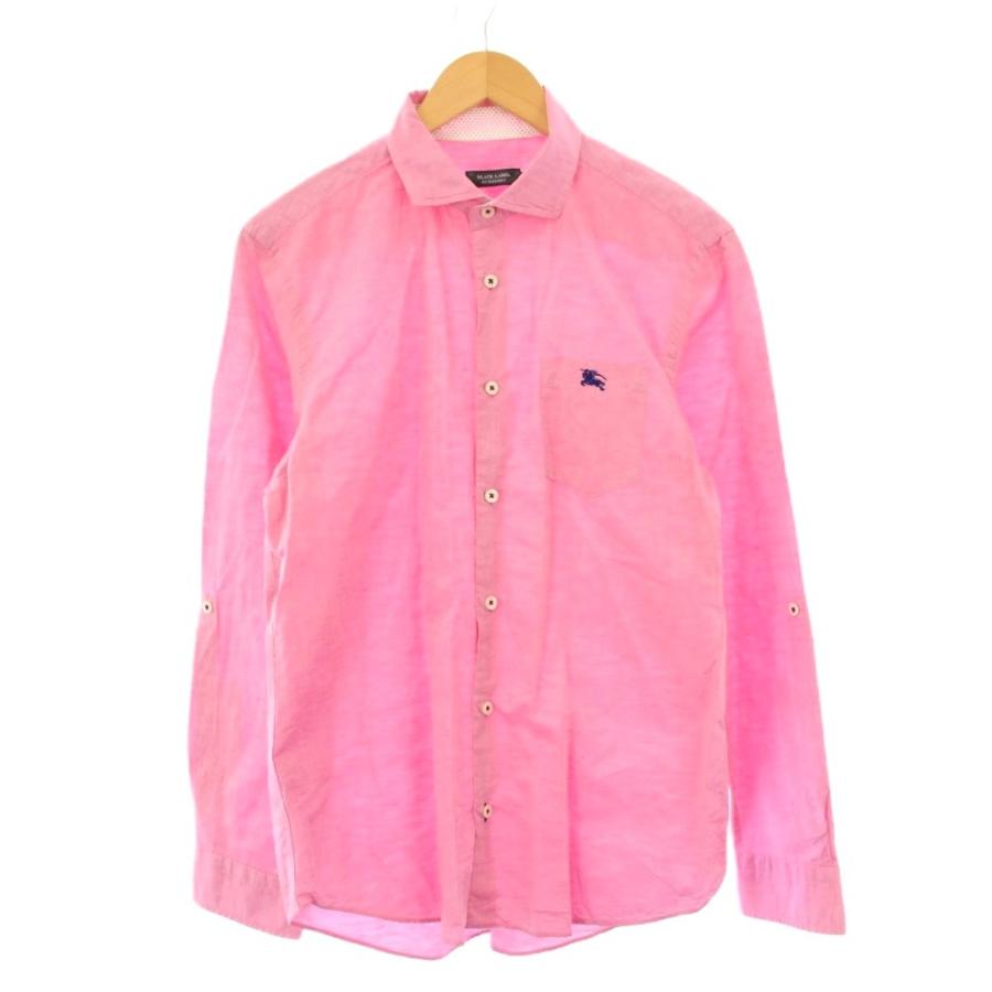 Burberry-バーバリーピンク長袖シャツ Burberryシャツ（桃色） BURBERRY 長袖シャツ ピンク系チェック