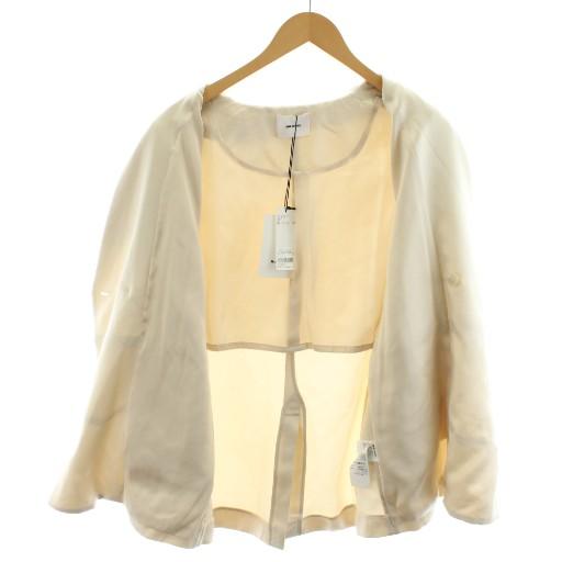 未使用品 ミースロエ MIESROHE 25SS リラクシーサテンジャケット