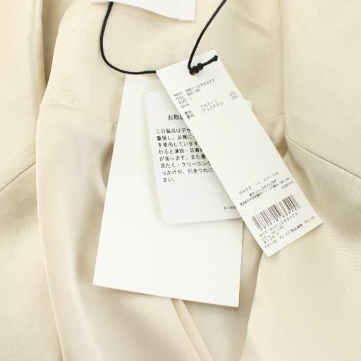 未使用品 ミースロエ MIESROHE 25SS リラクシーサテンジャケット