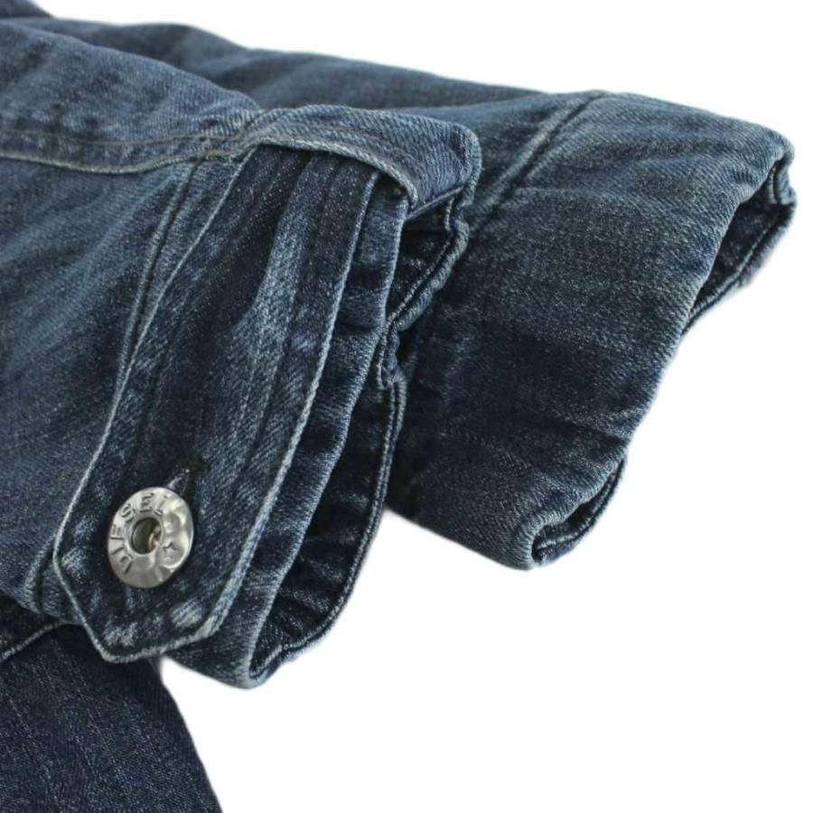 DIESEL（ディーゼル） 未使用品 モッズコート デニム ロング 中綿