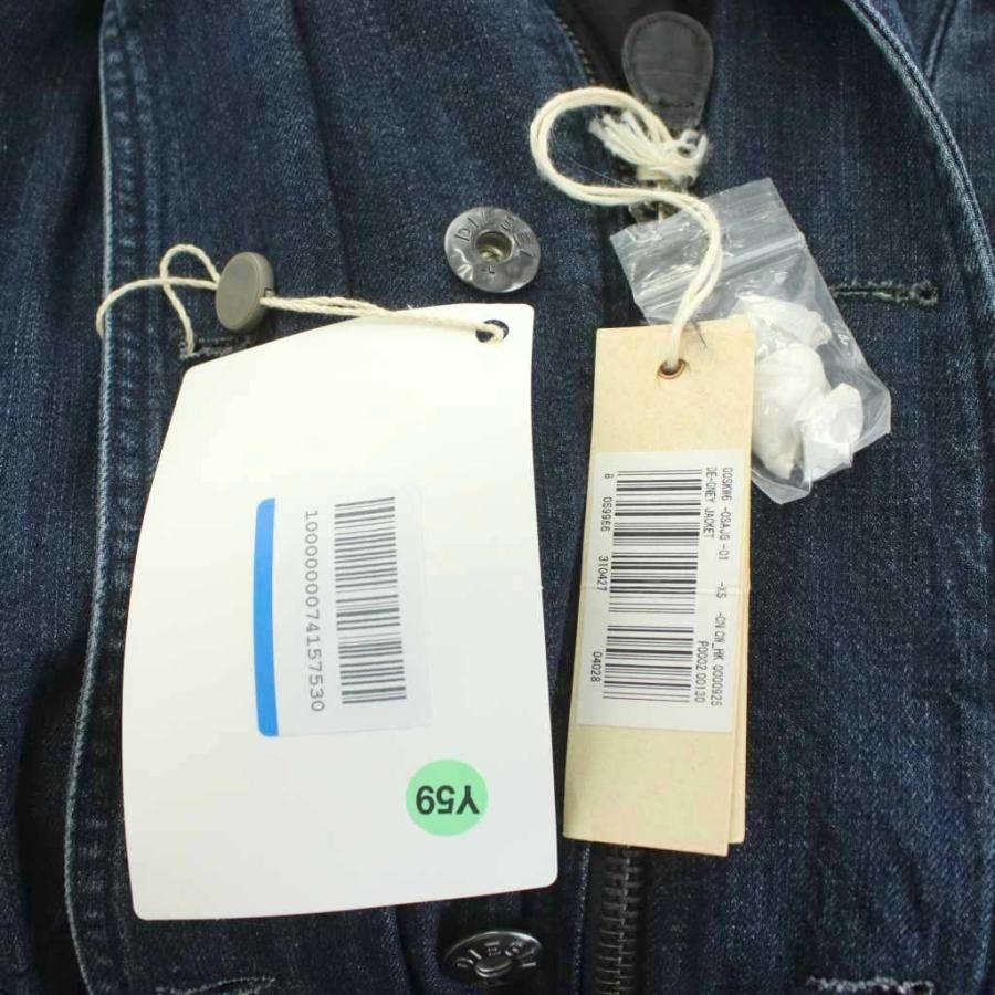 DIESEL（ディーゼル） 未使用品 モッズコート デニム ロング 中綿