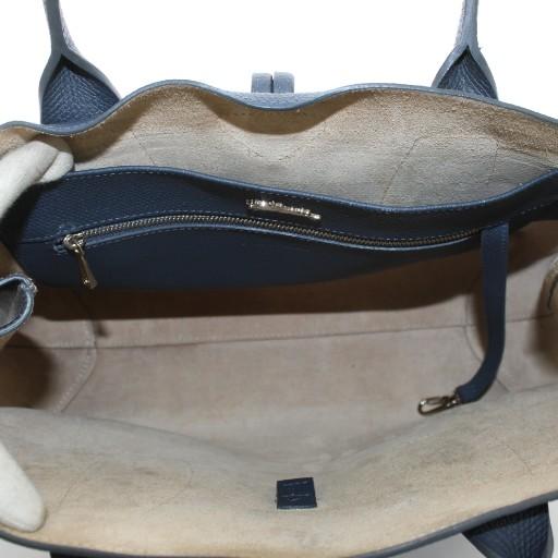 ロンシャン ロゾ ネイビー レザー ハンドバッグ Sサイズ LONGCHAMP（ロンシャン） ロゾ トートバッグ ハンドバッグ ショルダー