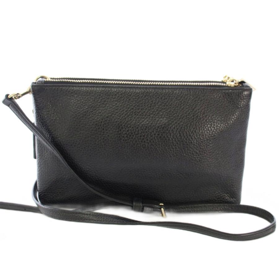 COACH（コーチ） ショルダーバッグ クラッチバッグ 2WAY レザー 黒