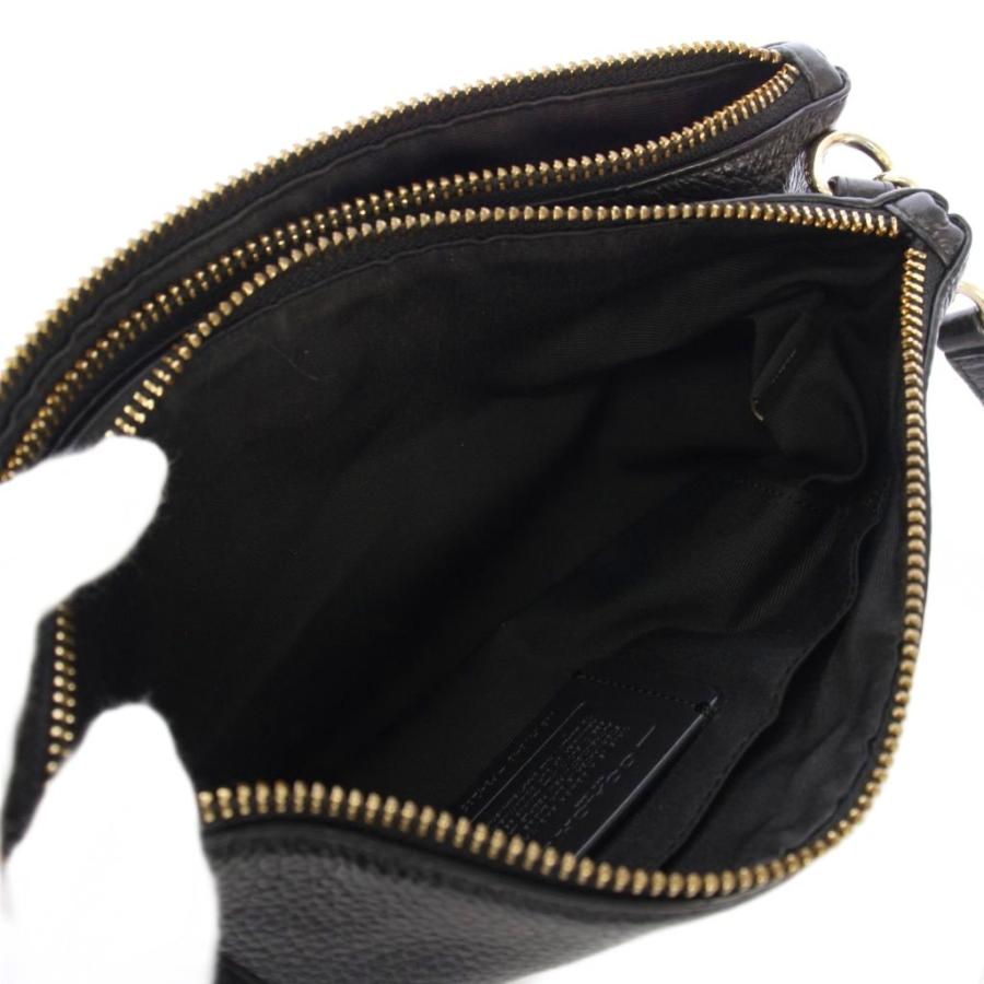 COACH（コーチ） ショルダーバッグ クラッチバッグ 2WAY レザー 黒