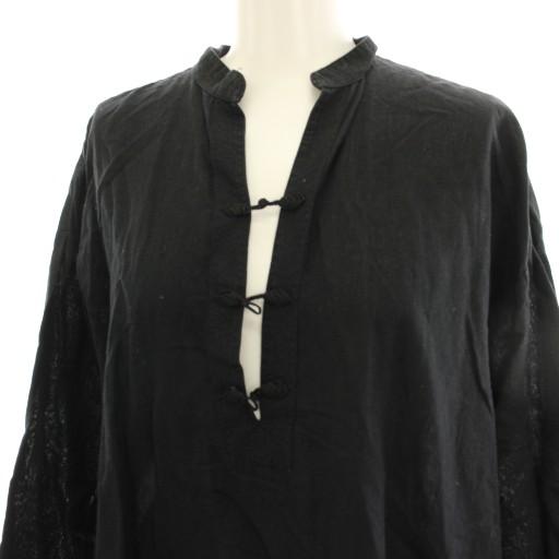 ヌキテパ NE QUITTEZ PAS! Linen China Botton Dress ワンピース