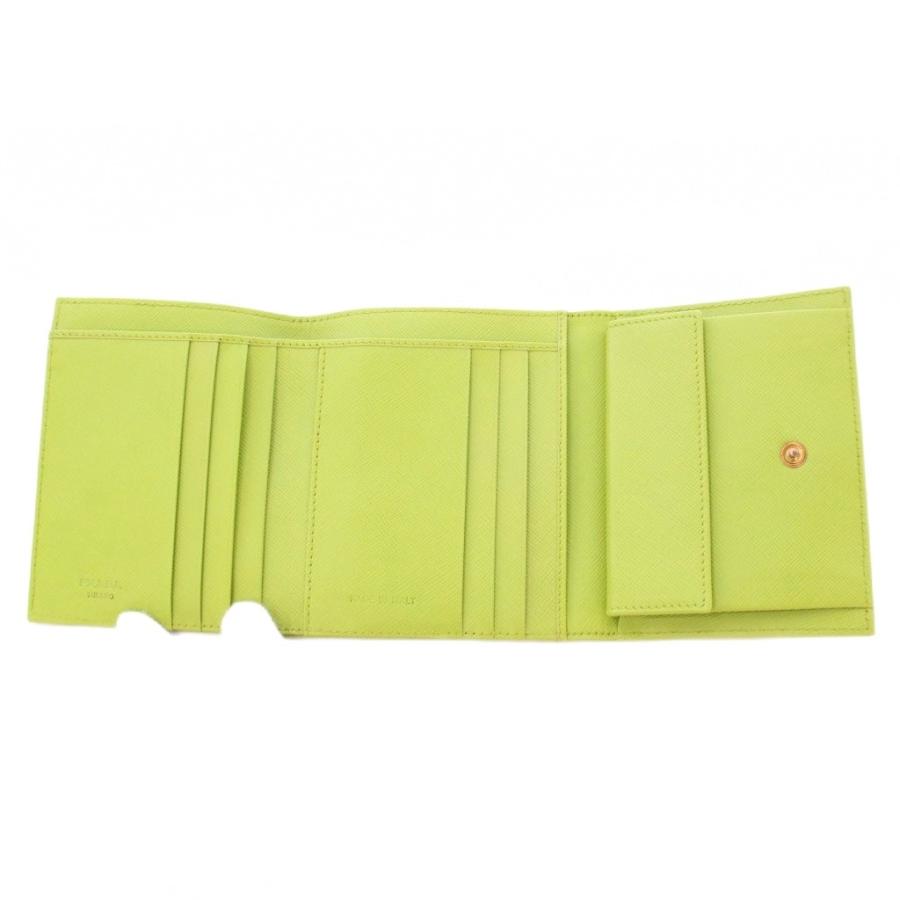 PRADA（プラダ） 三つ折り財布 コンパクトウォレット スクエア ロゴ