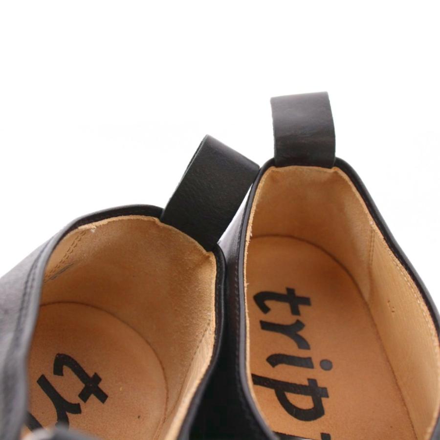 トリッペン trippen INTENT ジップアップ スリッポン レザー シューズ