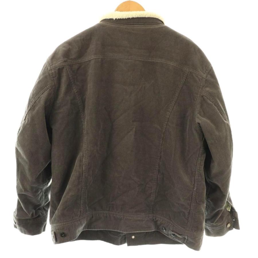 Lee（リー） フライトジャケット 上着 S グレー 白 コーデュロイ ボア