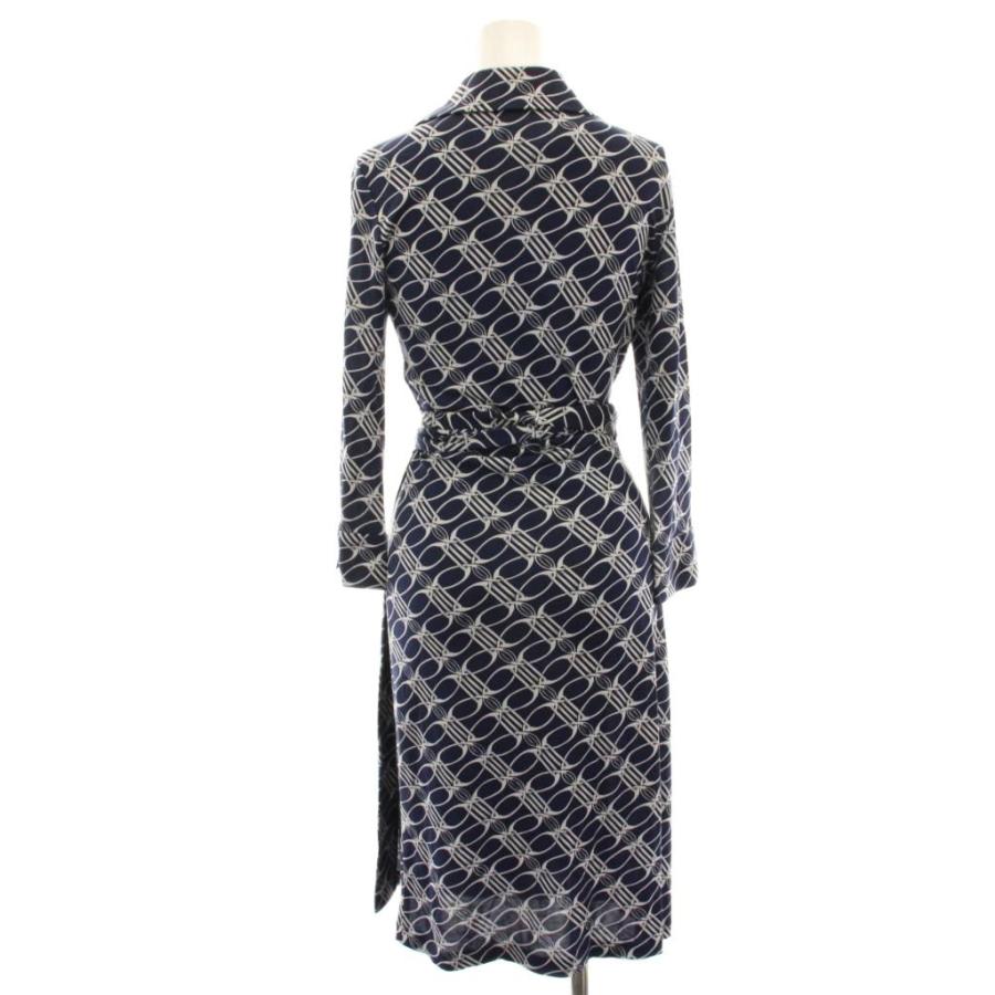 定価12万新品同様ダイアンフォンファステンバーグ マーブルロングラップワンピース DIANE von FURSTENBERG(ダイアンフォンファステンバーグ)ラップ