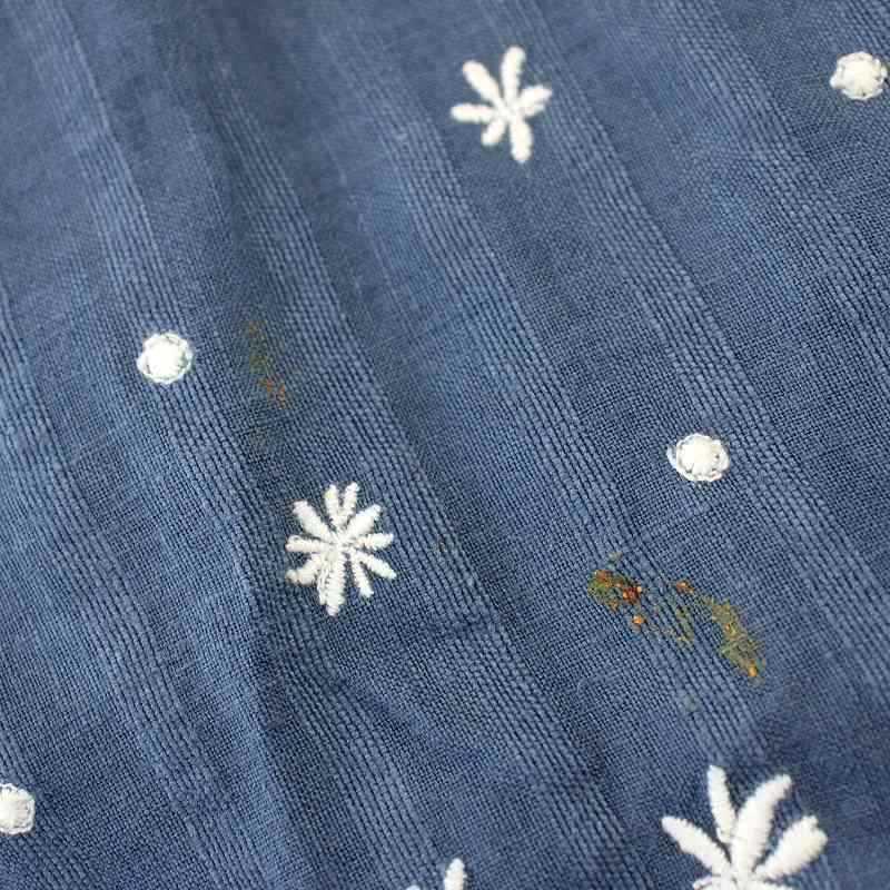 ミナペルホネン mina perhonen hoshi hana リネン ワンピース ロング  