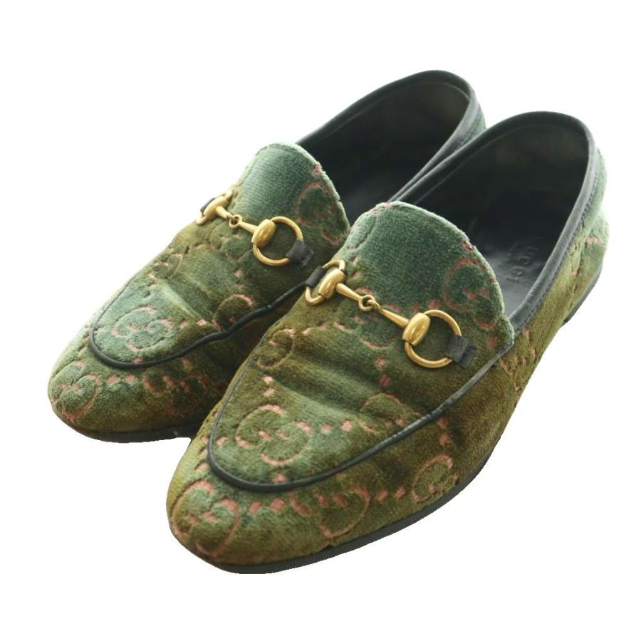 GUCCI（グッチ） GUCCI GG柄 ホースビット ローファー モカシン 35 