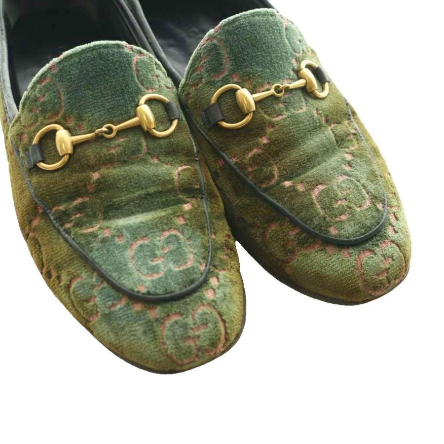 GUCCI（グッチ） GUCCI GG柄 ホースビット ローファー モカシン 35 