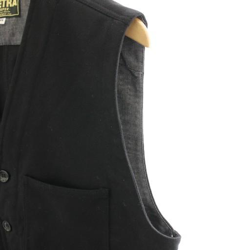 ベトラ VETRA ベスト ジレ ウール 44 黒 ブラック IP42-02 /HN メンズ