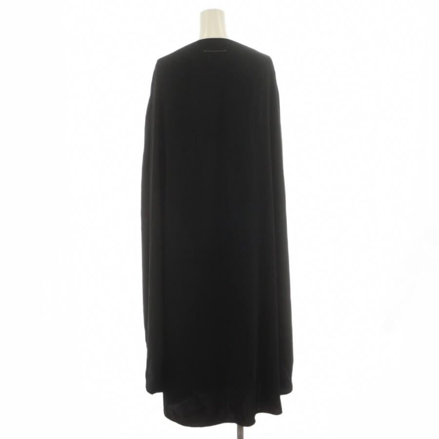 極美品　maison margiela プリーツ切り替えワンピース　ブラック38 エムエムシックス メゾンマルジェラ MM6 Maison Margiela ワンピース