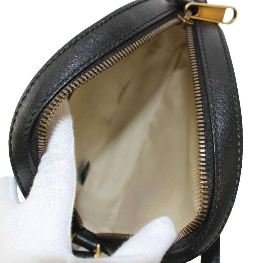 【中古】グッチ GUCCI GGベルベット ショルダーバッグ レザー 紺 黒 574978 /KH ■OH レディース GUCCI（グッチ） GUCCI GGベルベット ショルダーバッグ レザー 紺 黒