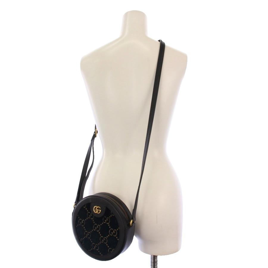 GUCCI ブラックベルベット ショルダーバッグ GUCCI GGベルベットワンショルダーバッグ | Hedy