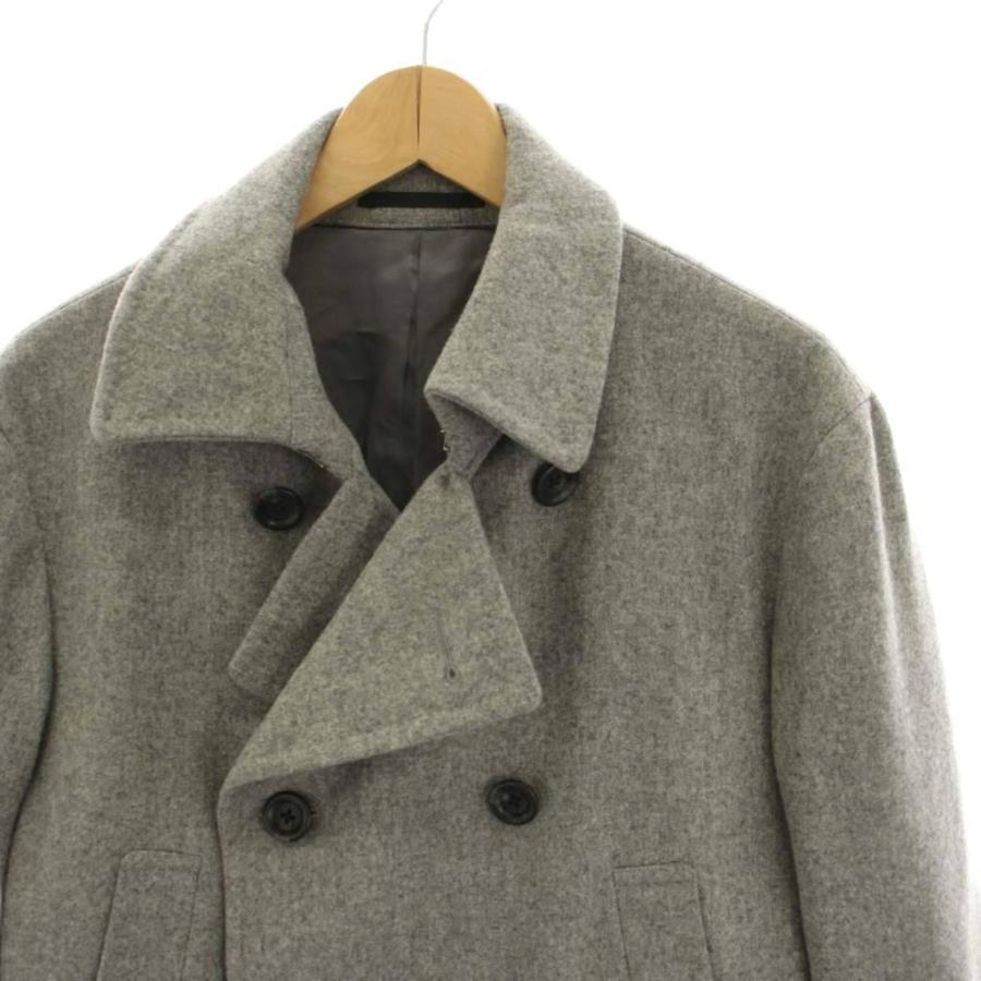 メンズ jet cruise azabu tailor グレーチェック チェスターコート