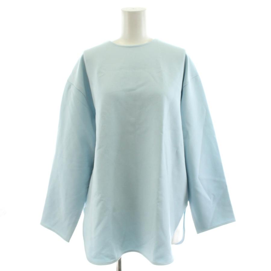 【中古】ヨリ yori ダブルクロスTeeブラウスプルオーバー シャツ 長袖 F 水色 ライトブルー YR2221-028SP-2 /AN55 ヨリ yori ダブルクロスTeeブラウスプルオーバー シャツ 長袖 F 水色