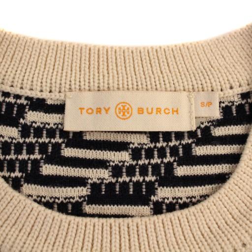 TORY BURCH（トリーバーチ） ニット セーター 長袖 クルーネック 総柄