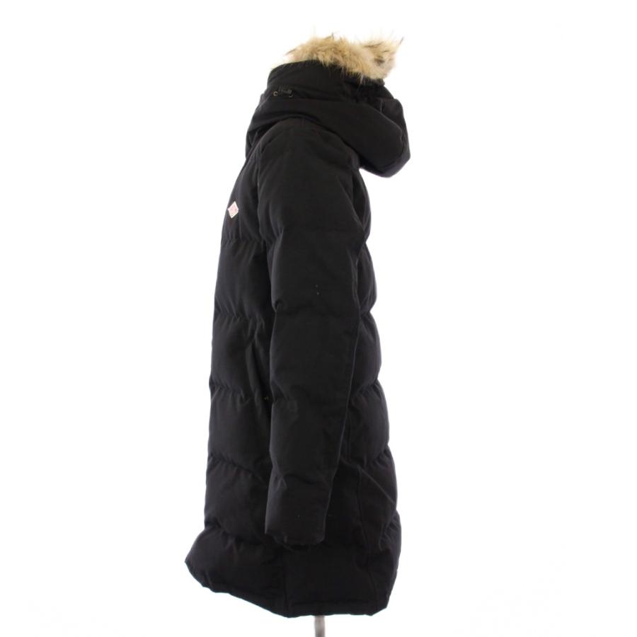 ダントン DANTON ダウンコート アウター ロング フード フェイクファー