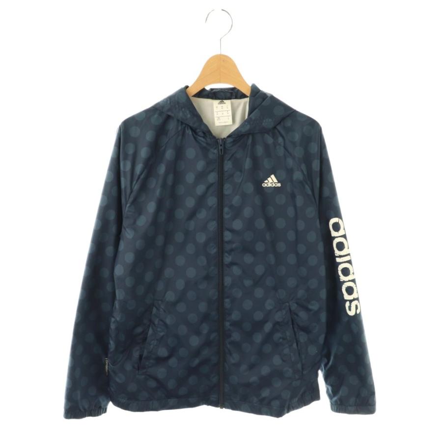 adidas ドット柄 ジップアップジャケット 2XL adidas（アディダス） ジップアップパーカー ドット柄 M ネイビー /DO