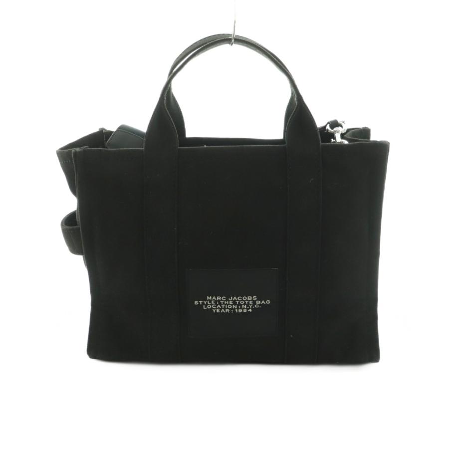美品　MARC JACOBS トートバッグ 黒/白 マークジェイコブス MARC JACOBS 2WAY THE TOTE BAG トートバッグ