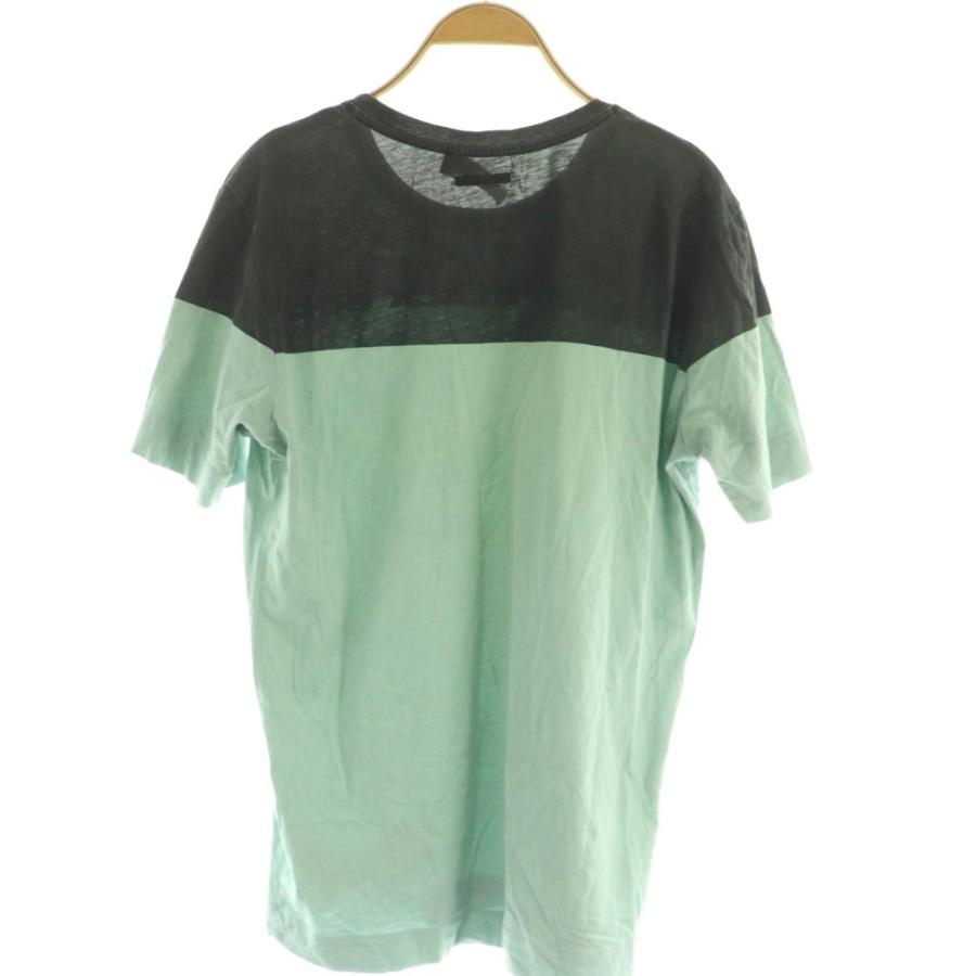 DIESEL BLACK GOLD ディーゼルブラックゴールド Tシャツ S 水色 バイ 
