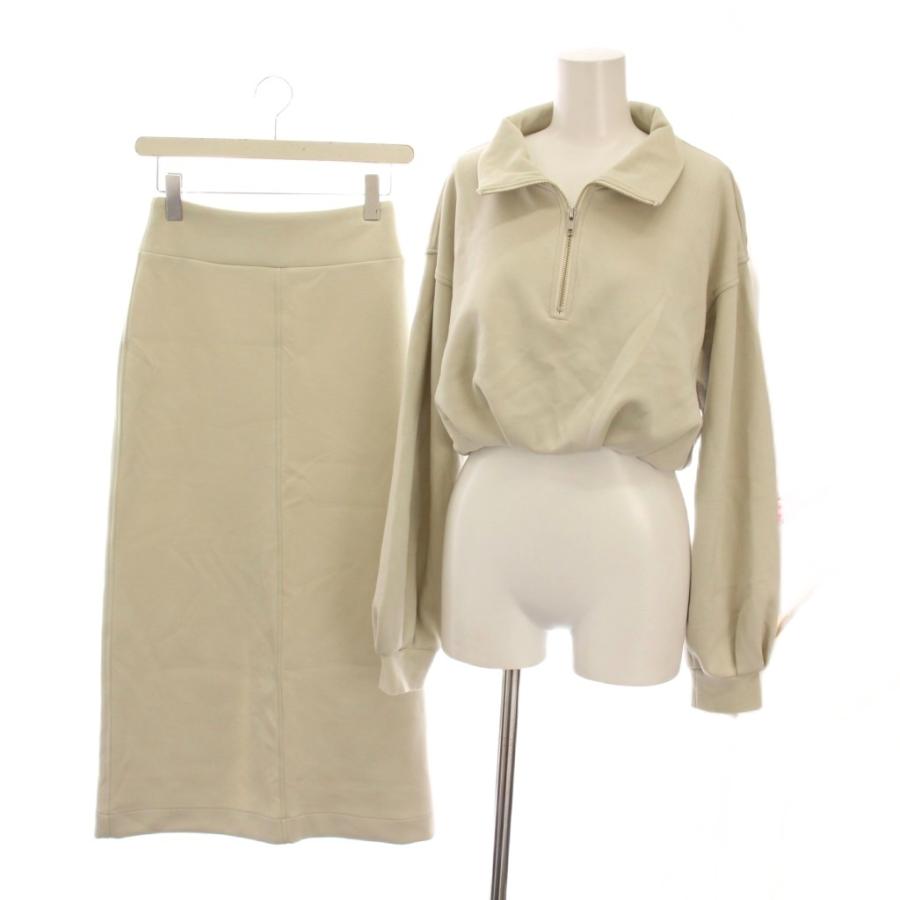 リリーブラウン Lily Brown 24AW ボンディングセットアップ 上下