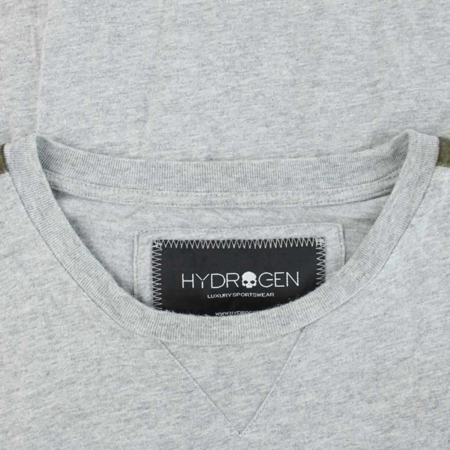 ハイドロゲン HYDROGEN Tシャツ 長袖 M グレー /AP メンズ : ブランド