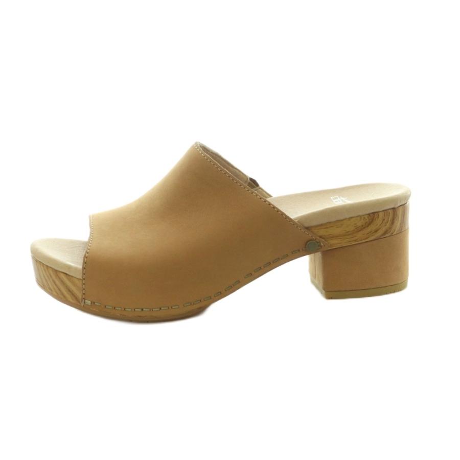 ダンスコ DANSKO サンダル レザー チャンキーヒール 36 23.0-23.5cm