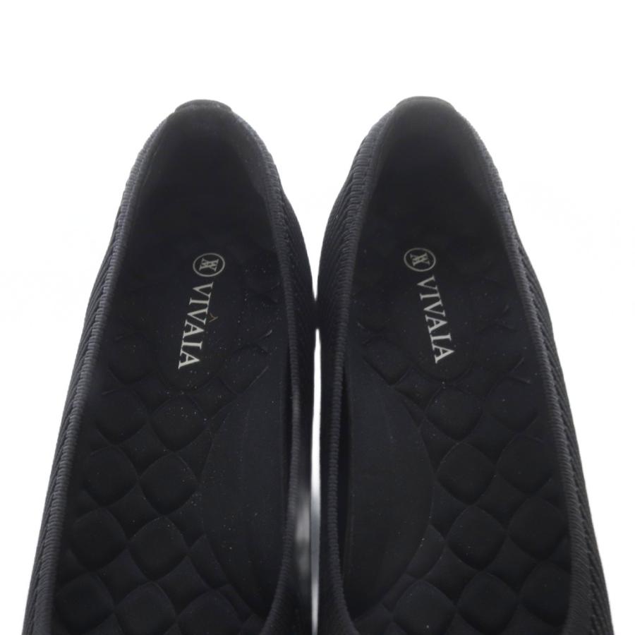 VIVAIA 黒 スクエアトゥパンプス ウェッジソール 36.5 【1回試着