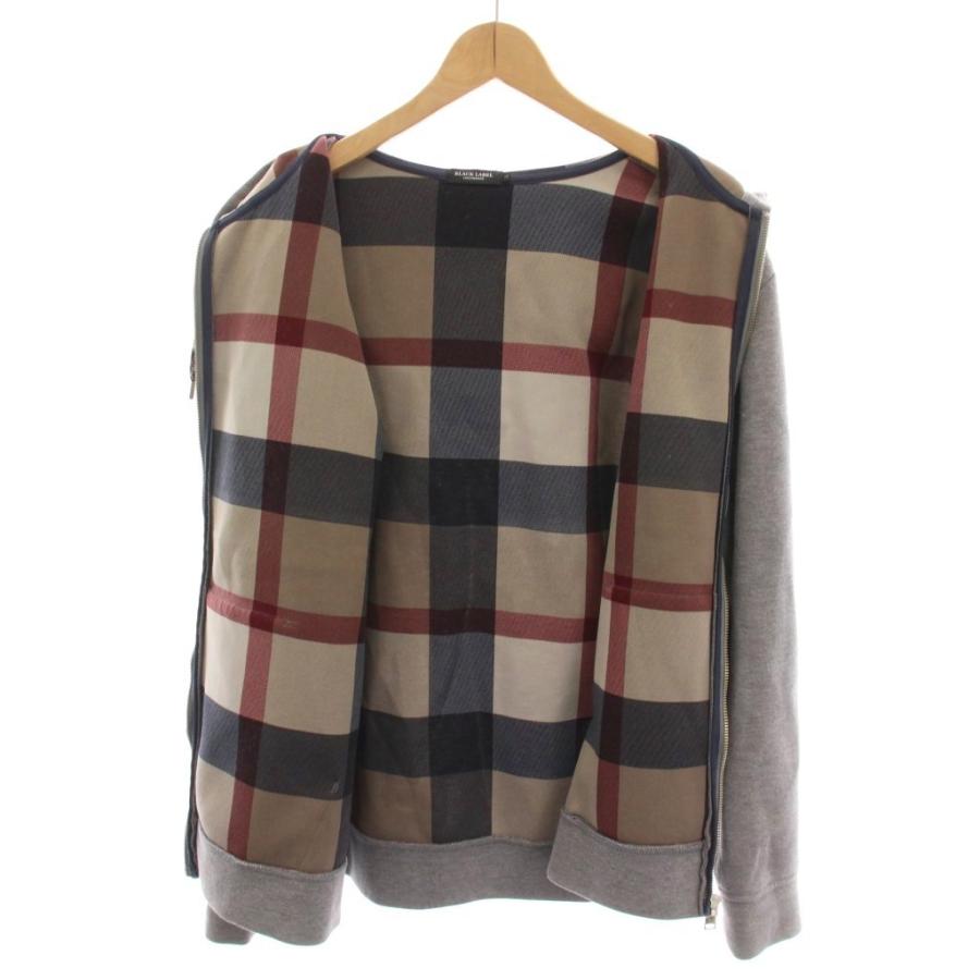 【美品】ブラックレーベルクレストブリッジ　チェック　ジップアップパーカー　L BLACK LABEL CRESTBRIDGE（ブラックレーベル クレストブリッジ