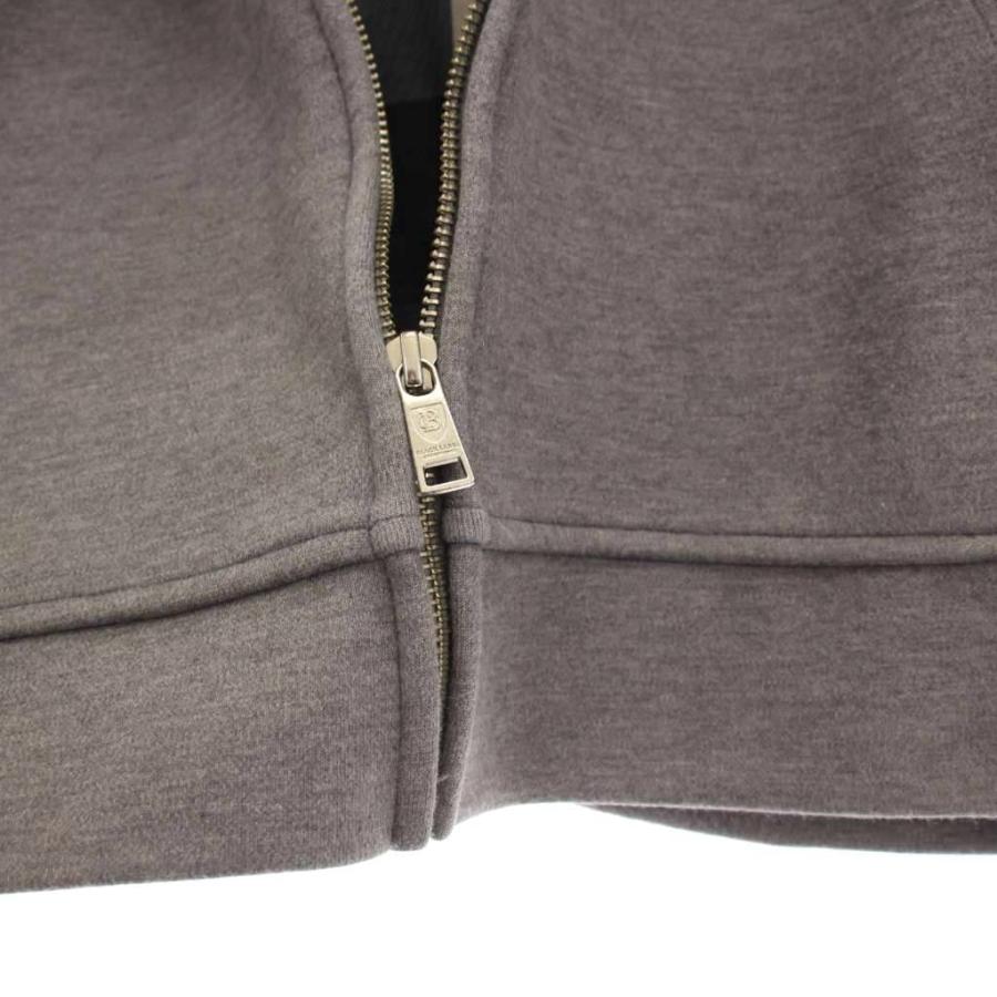 美品　BLACK LABEL クレストブリッジパーカー　ジップ　M　グレー 一部店舗限定】メランジカラミパーカー | ブラックレーベル・クレスト