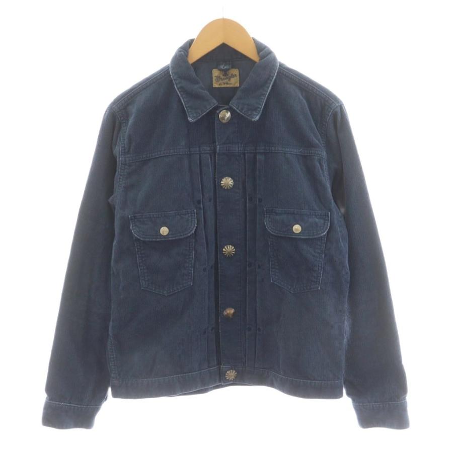 【美品高級モデル】Ron Herman コーデュロイジャケット ネイビーMサイズ ラングラー WRANGLER × ロンハーマン RONHERMAN トラッカージャケット