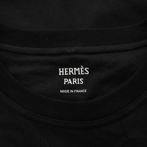 HERMES（エルメス） ドレス刺繍入りポケットワンピース ひざ丈 半袖