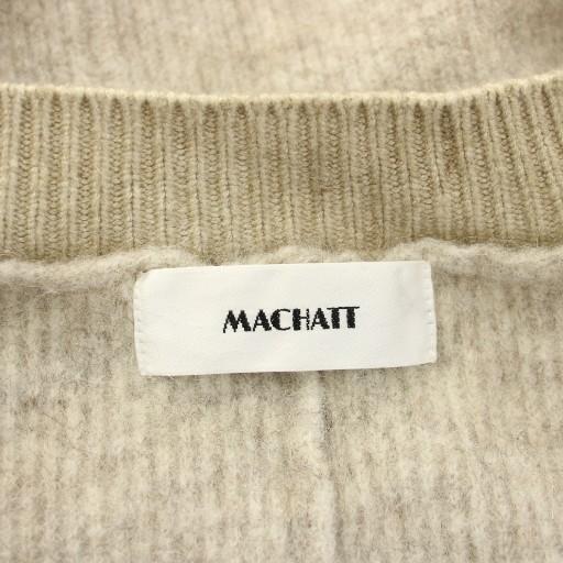 マチャット MACHATT シャギーモヘアニットカーディガン ニット 長袖
