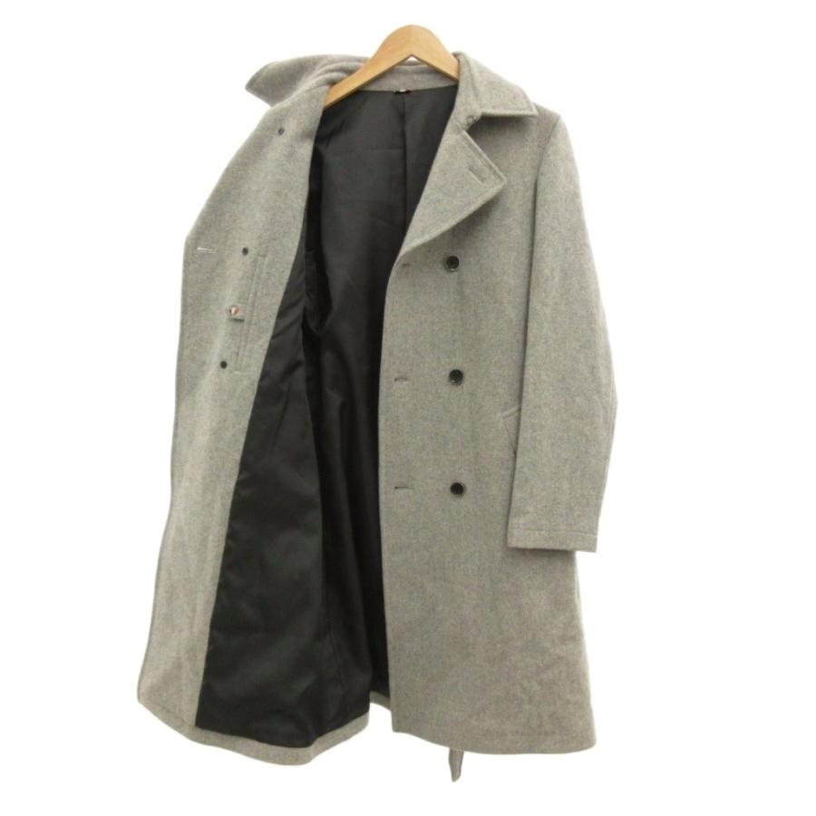 MORGAN HOMME　ダブルトレンチコート モルガンオム MORGAN HOMME ロングコート トレンチ ダブル メルトン S