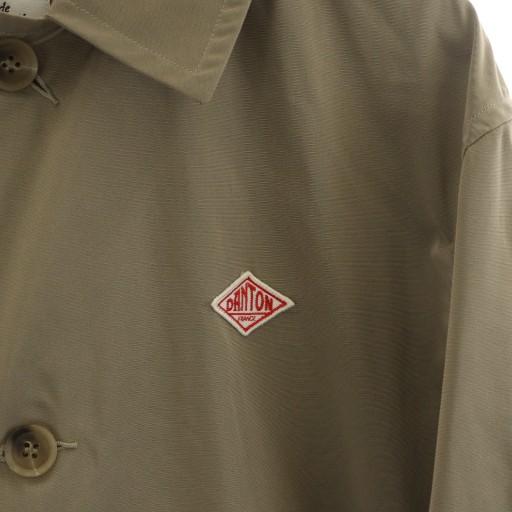 ダントン DANTON ステンカラーコート スプリングコート ミドル丈 ロゴ