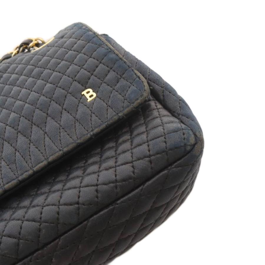 Bally（バリー） ショルダーバッグ チェーンショルダー 紺 ネイビー