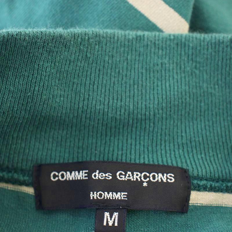 【美品】COMME des GARCONS HOMME　モックネック T【S】 コンパクトストレッチジャージー モックネックTシャツ