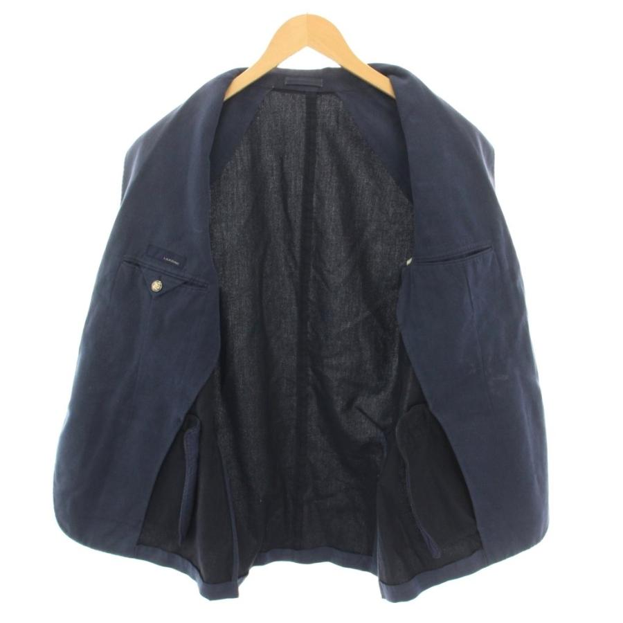 ラルディーニ LARDINI テーラードジャケット シングル ラペルピン付き 