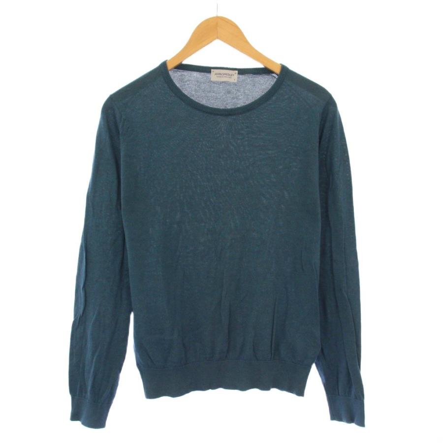 ジョンスメドレー JOHN SMEDLEY ニット セーター 薄手 クルーネック 