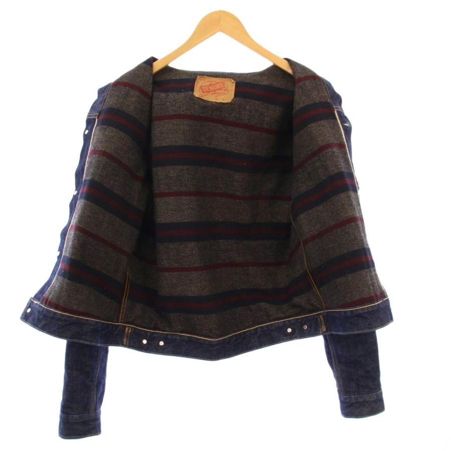 旧ドゥニーム ブランケット付きデニムジャケット2nd M DENIME ドゥニーム Lot.232 1954 MODEL XX SERIES デニムジャケット