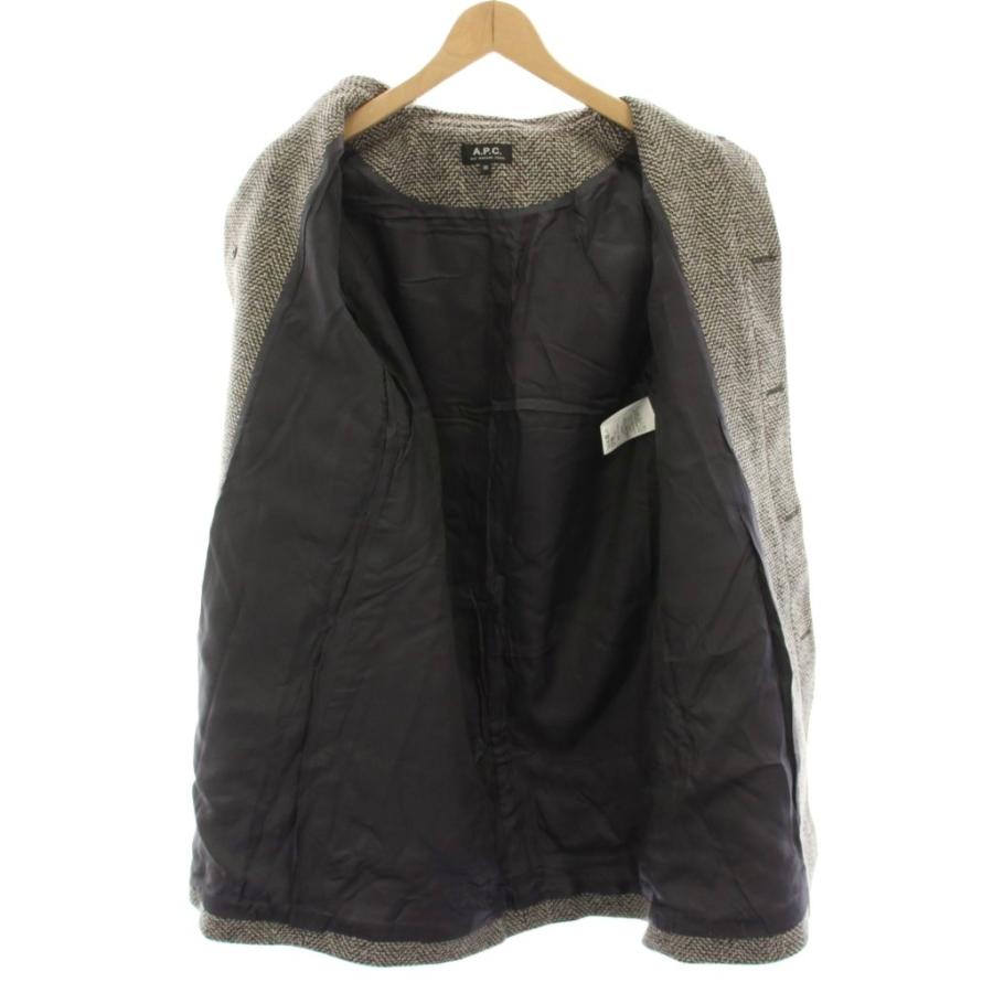 A.P.C.（アーペーセー） ステンカラーコート ウール ロング 36 黒