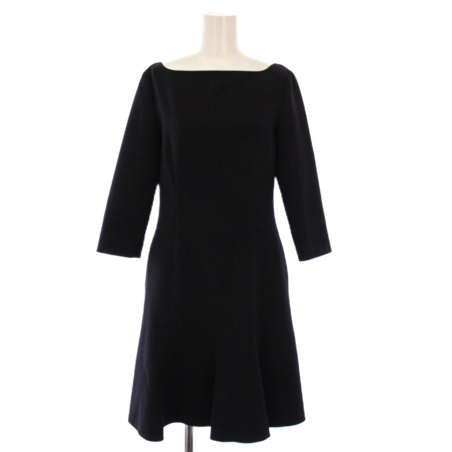 フォクシーニューヨーク FOXEY NEW YORK ワンピース 七分袖 ひざ丈  