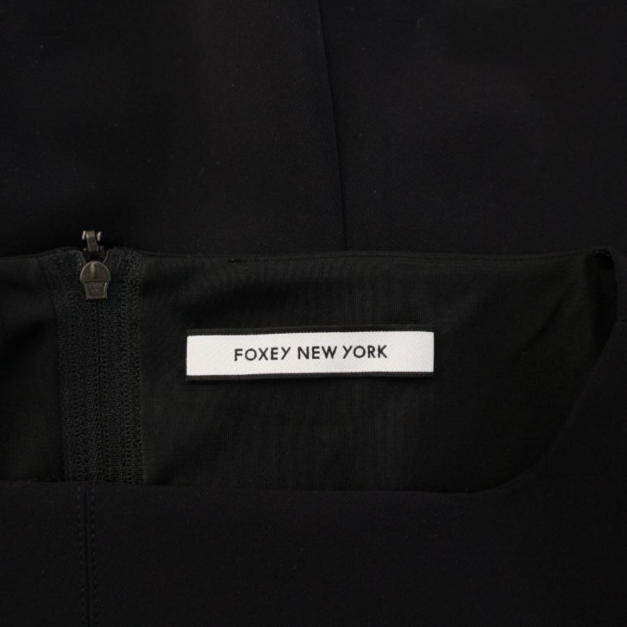 フォクシーニューヨーク FOXEY NEW YORK ワンピース 七分袖 ひざ丈  
