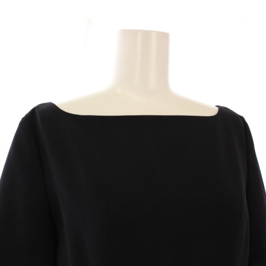 フォクシーニューヨーク FOXEY NEW YORK ワンピース 七分袖 ひざ丈  