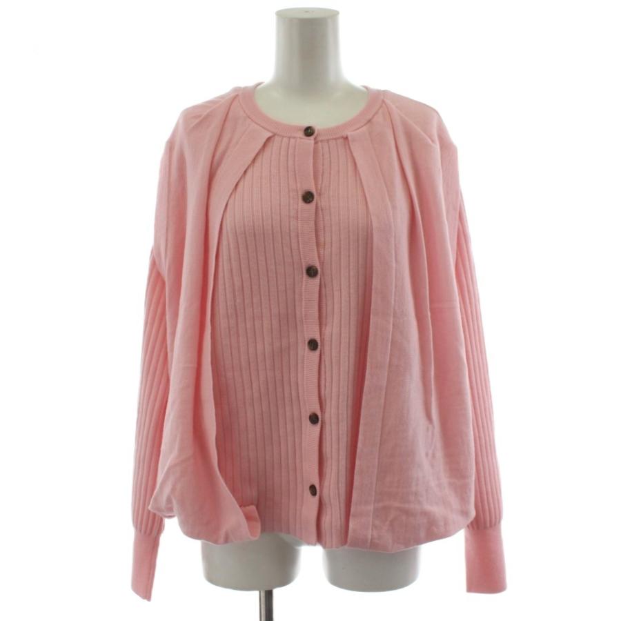 アドーア ADORE 24AW ケープニット カーディガン 長袖 ウール 38